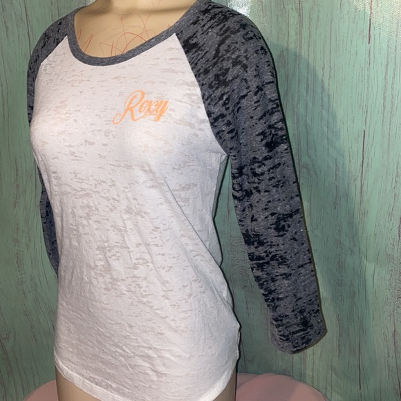 Roxy Good Tome sheer top size juniors med - Picture 3 of 6